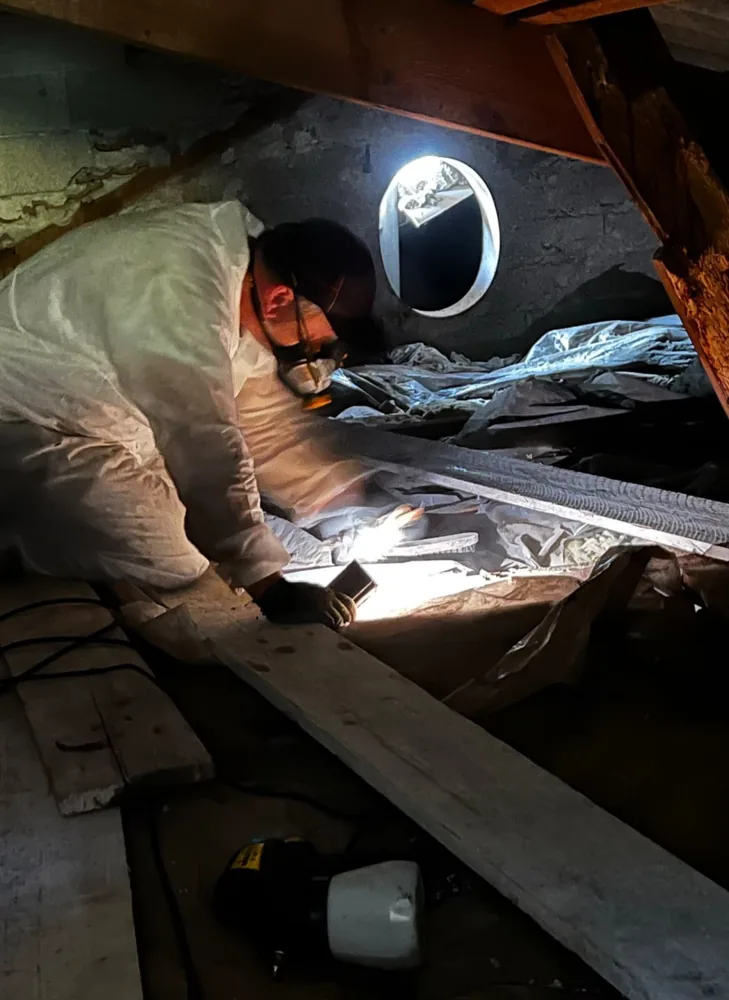 Inspection de charpente et d'isolation en comble — KLS Rénovation, couvreur dans les Alpes-Maritimes (06)